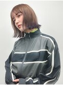 【loje】黒染め履歴くらの1ブリーチstyle★/グレーベージュ