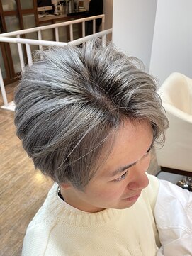 スタジオフォーエイチ(STUDIO 4H) メンズハイトーンカラー/シルバー/ルーツカラー/ミルクティー