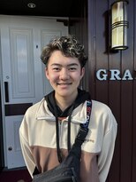 イーエル グランデ(e.ll grande) メンズパーマ×ハイライト