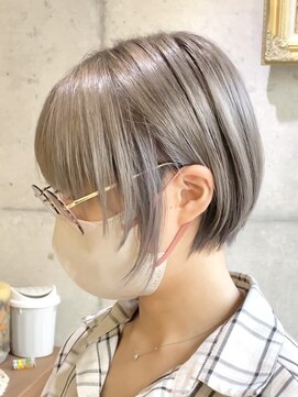 トト 船橋店(toto.) ☆ピンクブラウン切りっぱなしボブ美髪くびれレイヤー［西船橋]