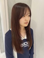 ヨーク(YOKE)&nbsp;【YOKE】レイヤーカット/暖色/カシスカラー/ブリーチ無し