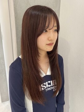 ヨーク(YOKE) 【YOKE】レイヤーカット/暖色/カシスカラー/ブリーチ無し