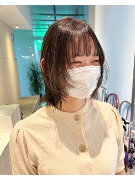 シキ オルガン 大宮(siki ORGAN) 顔周りレイヤー外ハネボブ
