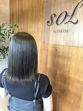 ソル(SOL by INFINI) オリーブグレージュ