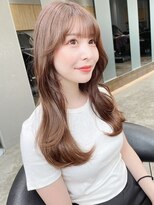 ロンド リリー 銀座(Lond Lily)&nbsp;前髪/オリーブベージュ韓国顔周りレイヤーカット[銀座]