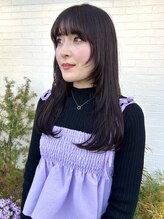 【おすすめバング02】顔まわりレイヤー