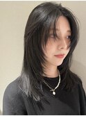 顔まわりカット顔まわりレイヤーシャギーレイヤーカット