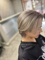 ヘアメイク リヴ(Hair Make Liv)&nbsp;メンズカット×ホワイトベージュ