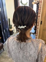 ヴィップルーム(viproom)&nbsp;ツヤ髪スタイルニュアンスカラーショートボブセンターパート