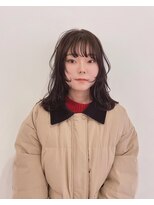 ツナグ(tsunagu) ミディアムレイヤー、顔まわりカット