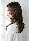 30代/40代/50代/レイヤーカット/コテ巻きワンカール