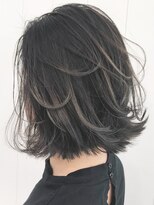 アルバム 新宿(ALBUM SHINJUKU)&nbsp;ミディアム美髪顔周りレイヤー外ハネボブ_ba156931