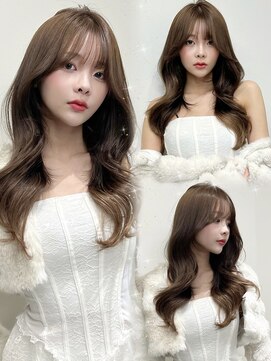 ハピネス 梅田茶屋町店(HAPPINESS) 韓国くびれロング レイヤーオルチャン小顔前髪 艶髪 髪質改善