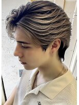 メンズサロン サンティエ 鹿児島中央駅店(Men's salon scintiller) メンズハイライト/メンズバレイヤージュ/メンズシャドウルーツ