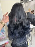 グラデーションカラーバレイヤージュインナーカラー ryota