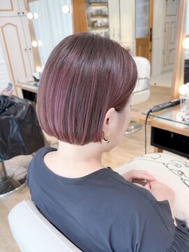 ネオリーブ チロル 横浜西口店(Neolive CiroL.) ハイライトカラー/チェリーレッド/夏カラー【横浜】k