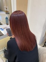 アッシュ 中目黒店(Ash)&nbsp;ブリーチなしダブルカラー×チェリーレッド