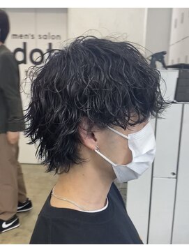 メンズ サロン ドット トウキョウ 町田店(men's salon dot. tokyo) マッシュウルフ×波巻きパーマ