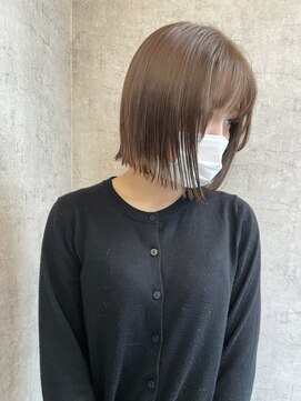 ティエル 町田店(tiel) ぱつっと外ハネボブ×内巻きボブとツーウェイstyle