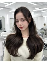 アマトウキョウ アユンチェ(AMA TOKYO×AYUNCHE)&nbsp;前髪顔まわり韓国ヘアレイヤーカットサイドバンク2wayバンク韓国