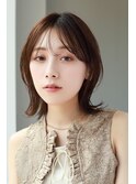 20代30代40代大人ガーリー似合わせカットダークアッシュ