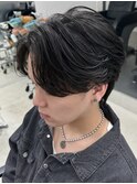 名古屋栄フェザーパーマフェザーショートmen'sテーパーフェード