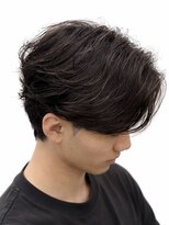 エイトメン 池袋東口店(EIGHT MEN)&nbsp;フェザーパーマ×センターパート