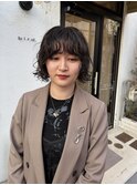 イメチェンボブパーマ