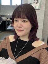 ジュエム(jouerm) ブリーチ履歴を活かしたチェリーラベンダー♪
