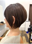 後頭部ふんわり＊40代からの上品ショートボブ