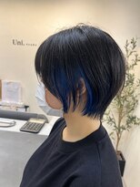 ユニ 江坂(Uni.)&nbsp;ショートボブ　マッシュショート　インナーカラー