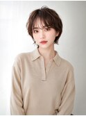 大人可愛いマッシュショート×ゆるふわパーマ