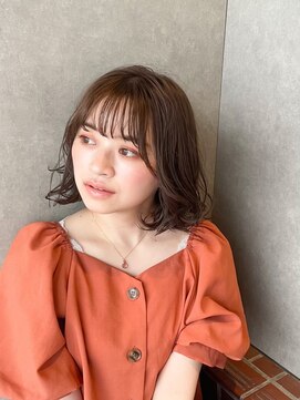 エクラート リュミ 千葉駅前店(ECLART Lumi) やわらかく揺れるブラウンボブ