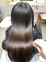ツヤと髪 クリム(crim)&nbsp;髪質改善ヘアエステ　セミロング　30代、４０代、２０代