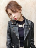 ジーテ(gite)&nbsp;おくれ毛たっぷりなアレンジスタイル「横浜/髪質改善/縮毛矯正」