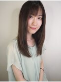 ナチュラルストレートスタイル