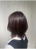 20代30代40代前髪イヤリングカラーイメチェンラベンダーカラー