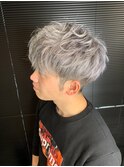 メンズホワイトグラデーション