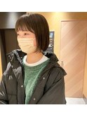 ＊小顔ミニボブ ショート 天王寺美容室 天王寺ヘアサロン 大阪