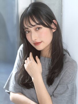 エミュ 表参道 青山(emu) シースルーフェザーロング[似合わせカット/美髪/大人かわいい]