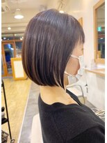 カノープス ヘアアンドメイクアップ(Canopus hair&make up) ナチュラルボブ×ラフ[ミルクティーアッシュ/アースカラー]