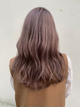 マジコ 下北沢本店(Magico) ダブルカラーミルクティーピンクベージュカラーケアブリーチ韓国