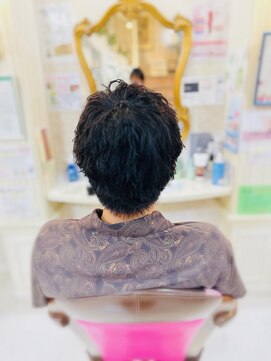 美容室 ティンカーベル メンズのパーマヘア