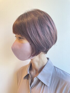 アトリエJD パリ 大通店(Atelier JD PARIS) ショートボブ×赤茶