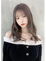 オリジンズヘアーセカンド 守谷店(Origins hair 2nd)&nbsp;シースルー×アッシュベージュカラー×BYKARTE TR