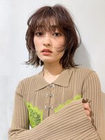 ミンクス渋谷スマートサロン(MINX shibuya smart salon)&nbsp;切りっぱなしボブ美髪ピンクブラウンベリーショート