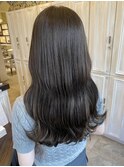 暗髪+透明感なイルミナカラー