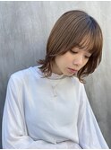 ショコラベージュ/韓国ヘア/ワンホンヘア