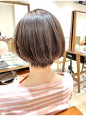 美シルエット大人ボブ　イメチェン