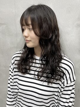 ウクラ バイ レシッド 池袋(uchla by rcid) 顔まわりレイヤー☆デジタルパーマでゆるふわウェーブヘア